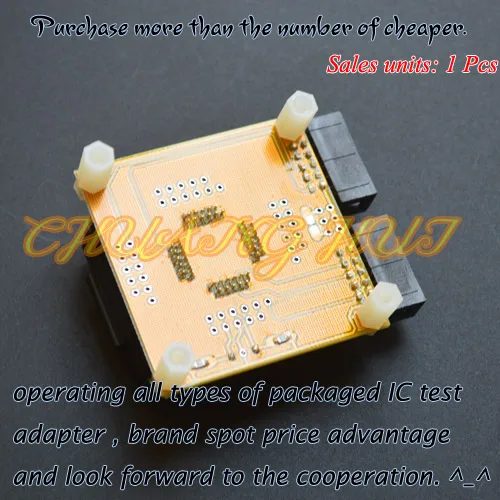 ИС-тестер TQFP44 QFP44 тестовый сокет для AVR ISP/JTAG mega16 mega32 mega164 адаптер | Компьютеры и