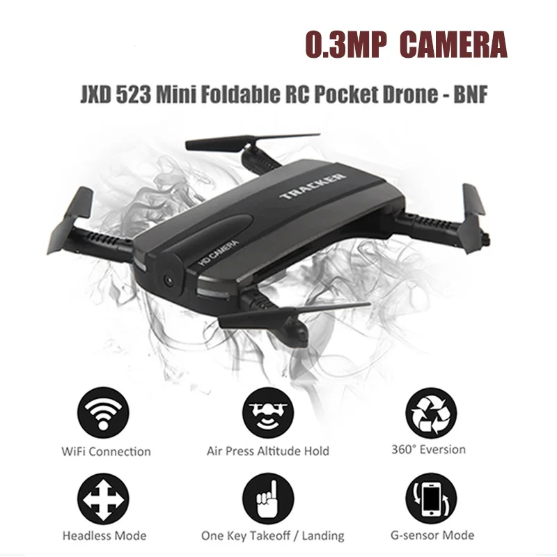 Новый селфи Дрон JXD 523 Мини Quadcopter JXD523 с Wi Fi FPV Камера HD Беспроводной Управление
