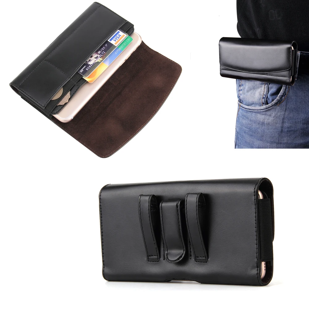 Кожаный чехол для Sony Xperia L1/XA1 Plus/XZ Premium/XA/Z5 Plus/Z5 Ultra/Z5 Premium/E4G/E4/E3/C3/T3|z5 premium|belt clippouch for