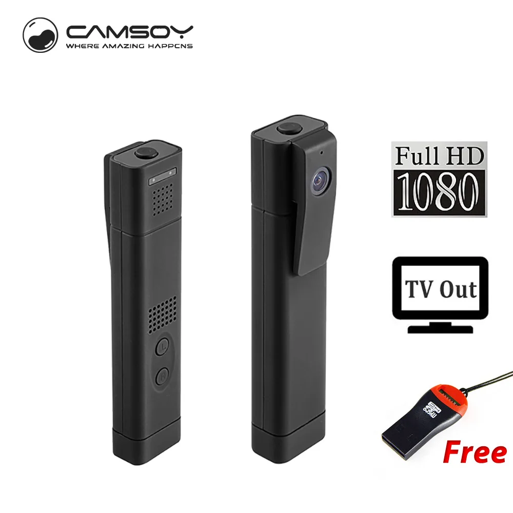 T190 Micro Камера H.264 Full HD 1080 P ручка Широкий формат цифровых голосовых встречи