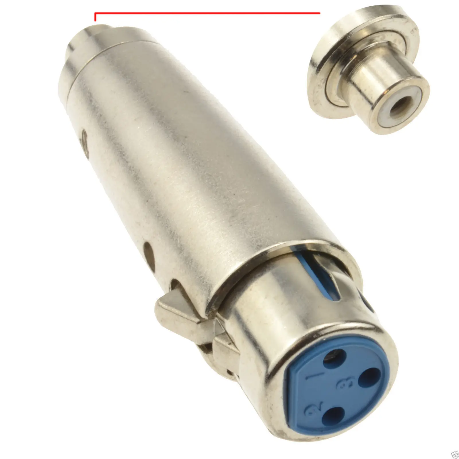 XLR 3 контактный разъем соединитель гнездо типа rca моногнездо двунаправленный