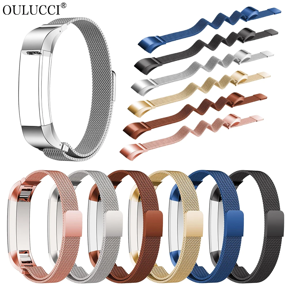Oulucci Миланская Магнитная Петля из нержавеющей стали ремешок ремень для Fitbit Ace часы-Ремешки высокого качества цвета