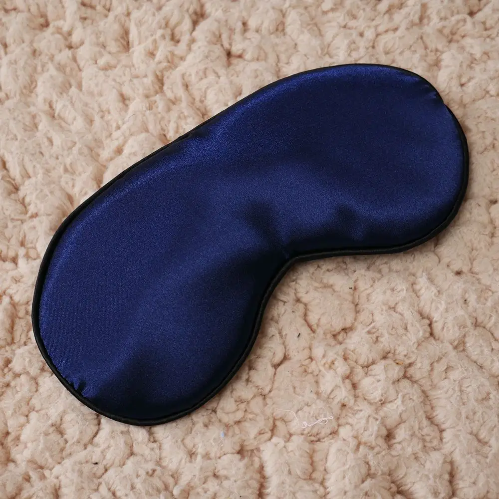 

2 PCS 7 Colors Sleep Rest Sleeping Aid silk Eye Mask Eye Shade Cover Comfort Health Blindfold Shield Travel Eye Care Beauty Tool