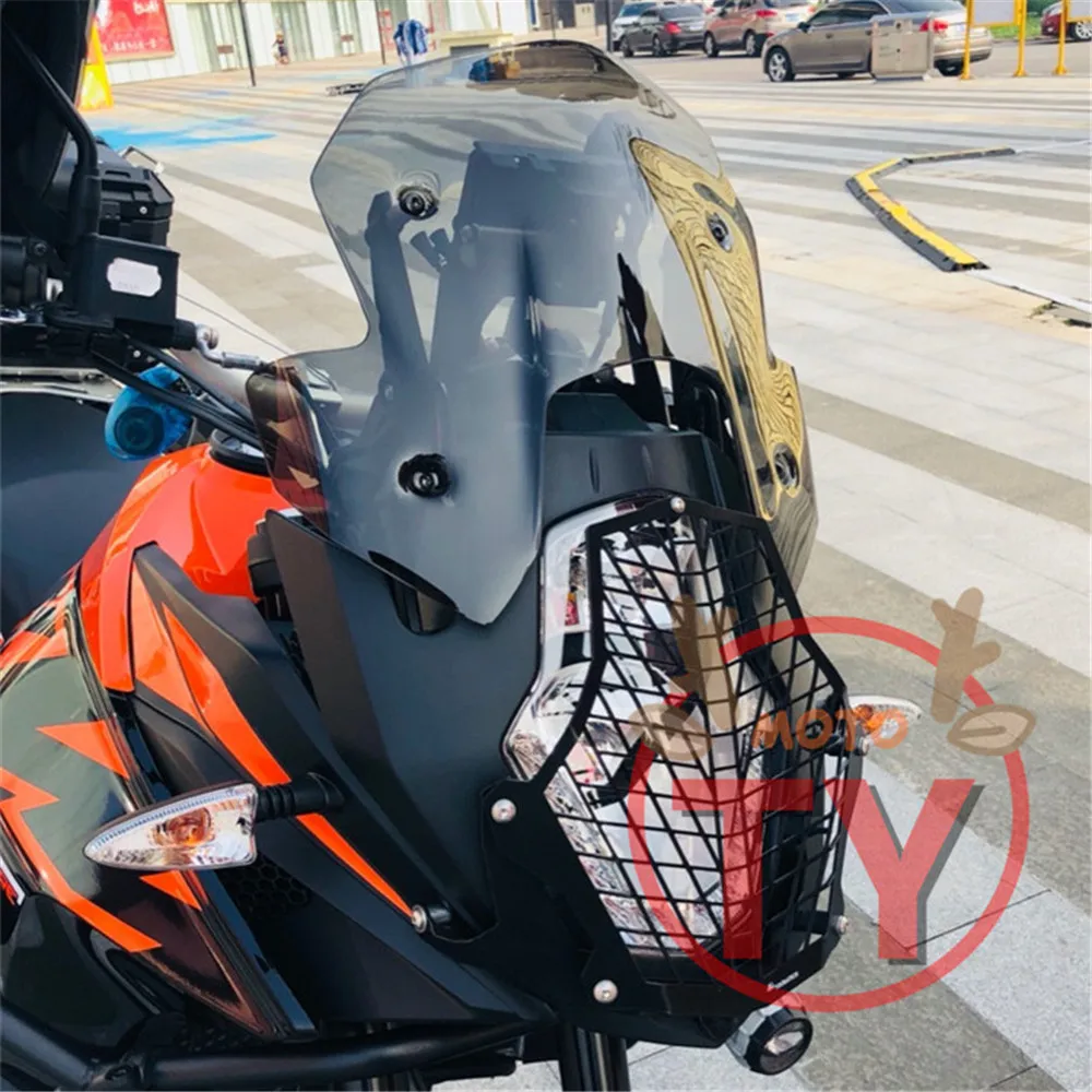 Для KTM 1050 1050 ADV Super Adventure 1190 ветровые дефлекторы, спойлер, дымовые черные ветровые стекла, ветровые дефлекторы