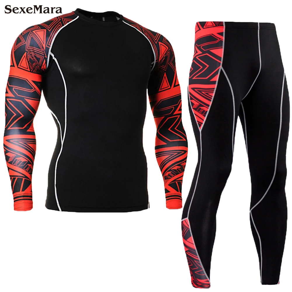 Кальсоны мужские компрессионное термобелье для фитнеса и бега | Мужская одежда