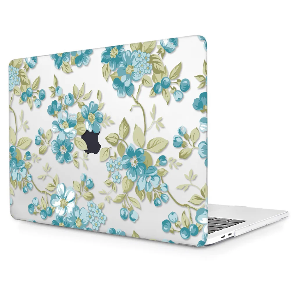 Чехол-накладка для MacBook Pro 13 15 дюймов с сенсорной панелью ///, жесткий защитный чехол для ноутбука Air 13," A1466 A1392 - Цвет: J082
