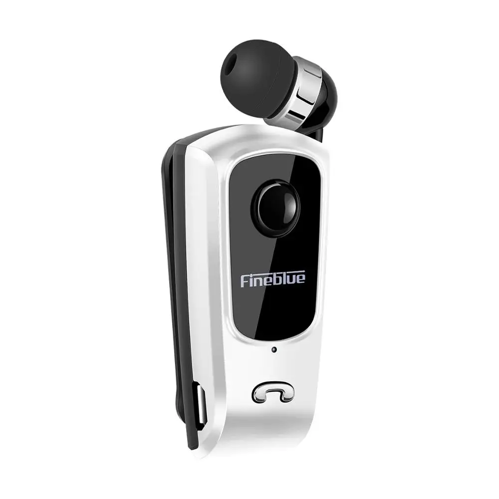Fineblue F920 мини беспроводной Bluetooth шеи клип телескопического типа бизнес наушники вибрации оповещения износ стерео Спорт Auriculares - Цвет: White no box