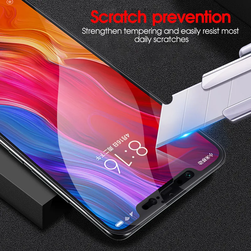 9D Защита экрана для Xiaomi Redmi 6 6A Pro Note 5 7 Mi A2 Lite 8 A1 Mi6X Mi8 полное покрытие Закаленное