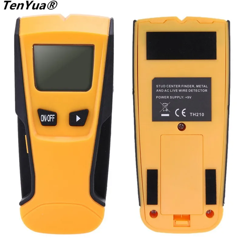 

TenYua 3 In 1 Portable Metal Detectors Stud Center Finder Wall Metal AC Live Wire Scanner for Electric Box Finder Wall
