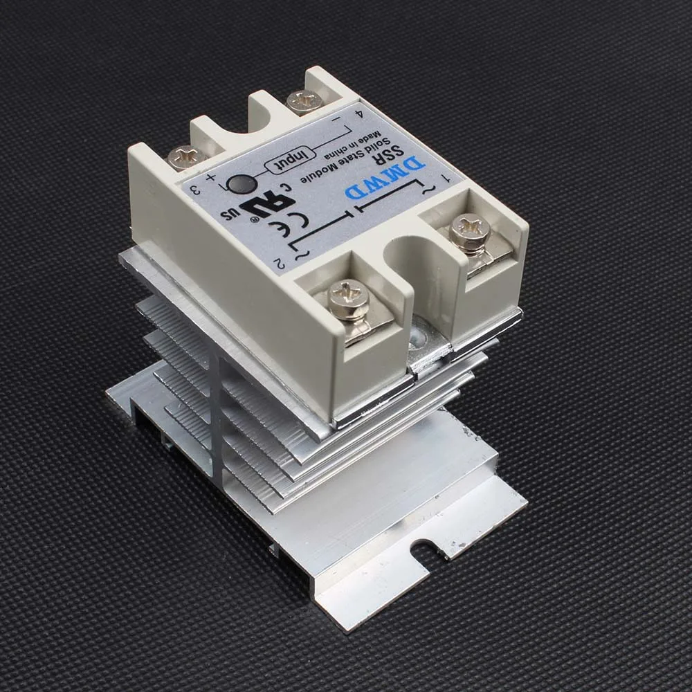 

DMWD solid state relay SSR-50DA 50A 3-32V DC TO 24-380V AC SSR 50DA relay solid state dc-ac