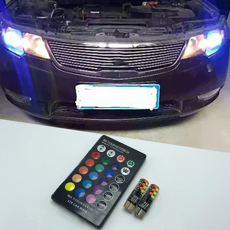 Светодиодная лампа T10 W5W 194 168 с пультом дистанционного управления для Opel Vectra C Vivaro