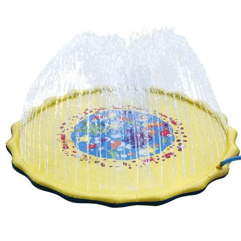 Sprinkle& Splash Play Mat Toy For Outdoor Swimming Beach Lawn Inflatable Sprinkler Pad Baby Children Kids