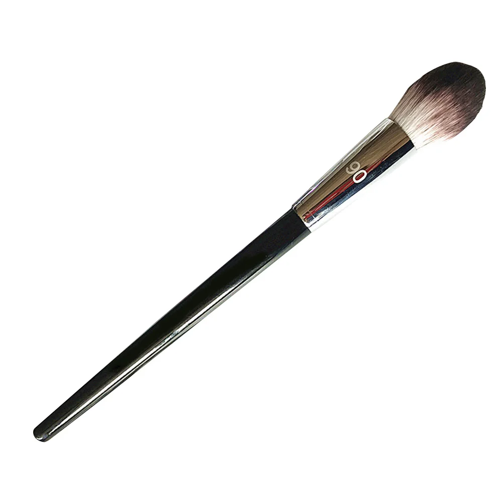 Loose Powder Cosmetics Blush High-gloss Highlighter Soft Fiber Dense Face Sculpting Tools Professional Flame Head Makeup Brush | Красота и