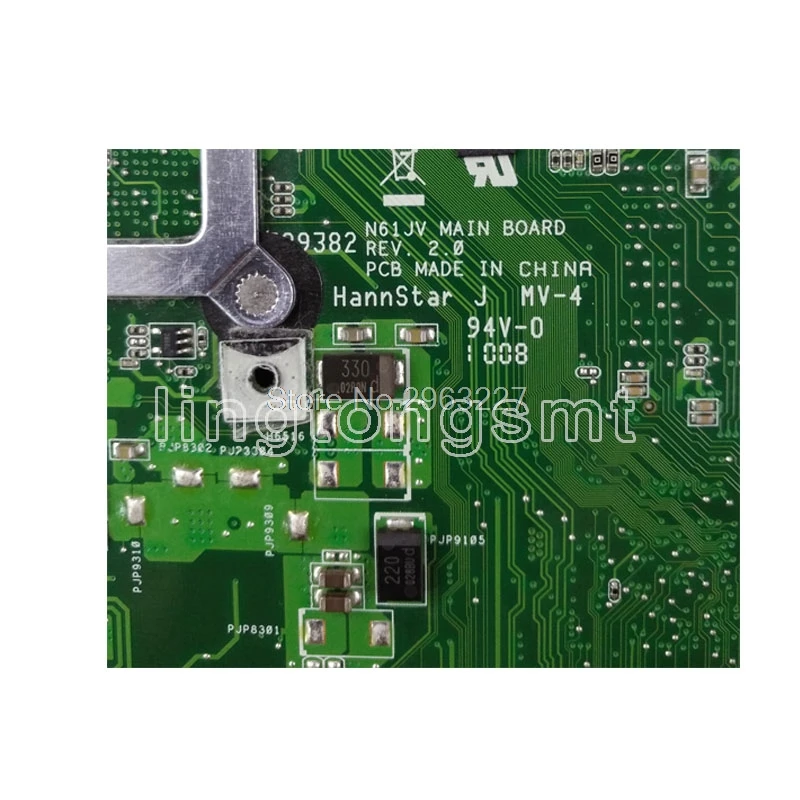 Материнская плата N61JV REV 2 0 для For Asus материнская ноутбука Тест 100% OK|rev 2.0|motherboard for