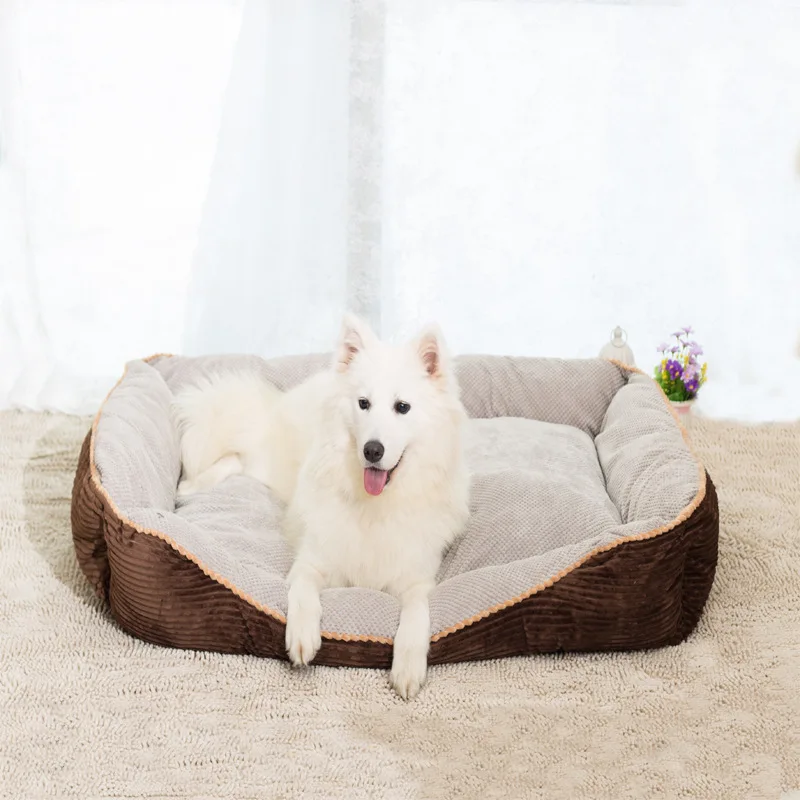 Высокое качество новинка 2017 большой размер большая собачья кровать мягкий