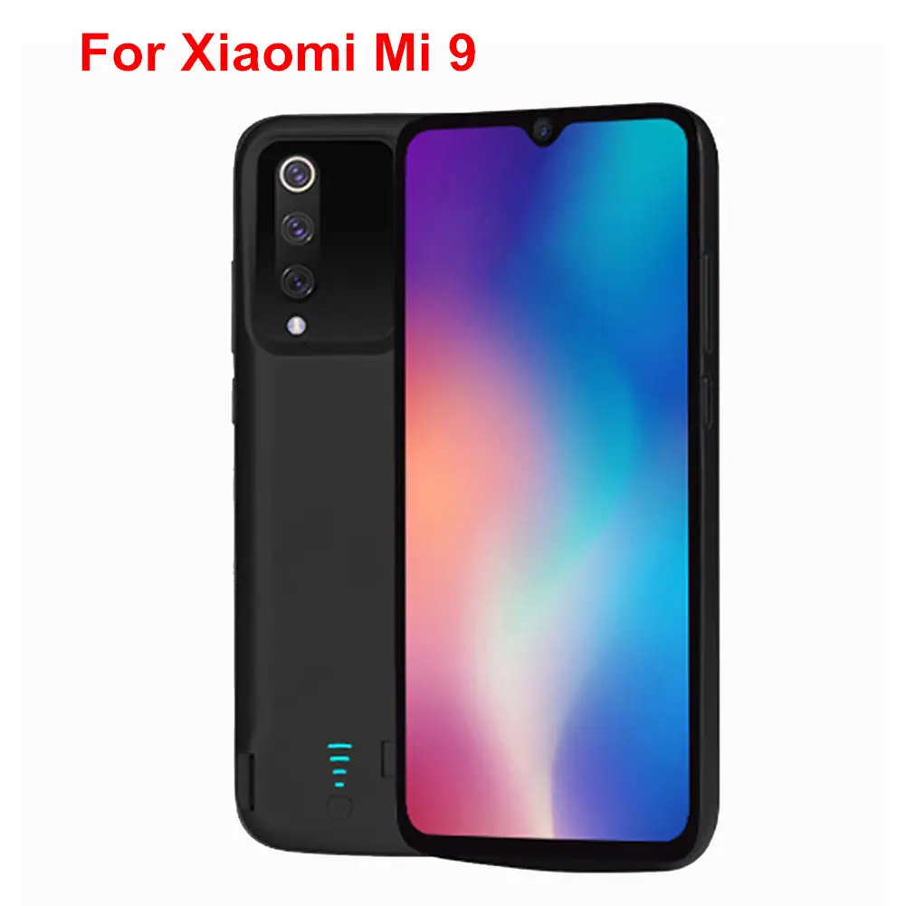 Для Xiaomi Mi 9 чехол для аккумулятора 5000 мАч умный резервный чехол для зарядного устройства чехол блок питания для Xiaomi Mi 9 чехол для аккумулятора