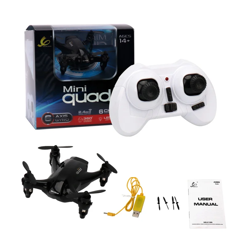 RC Мини Drone x165 Nano Quadcopter Дистанционное управление вертолетом детей Игрушечные