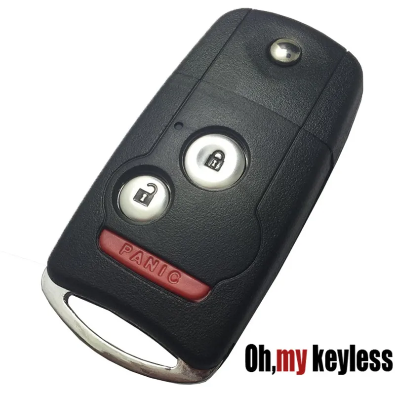 4 button key Хорошее качество складной запись без ключа дистанционного Shell для Acura дистанционный пульт случае ключ 2 3 4 button ключ пустой FOB - Количество кнопок: 4 button key