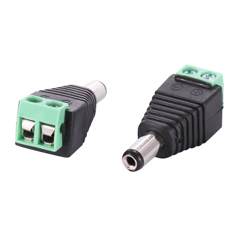 5 пар коннекторов постоянного тока штекер переходник для светодиодной ленты 2 1 мм