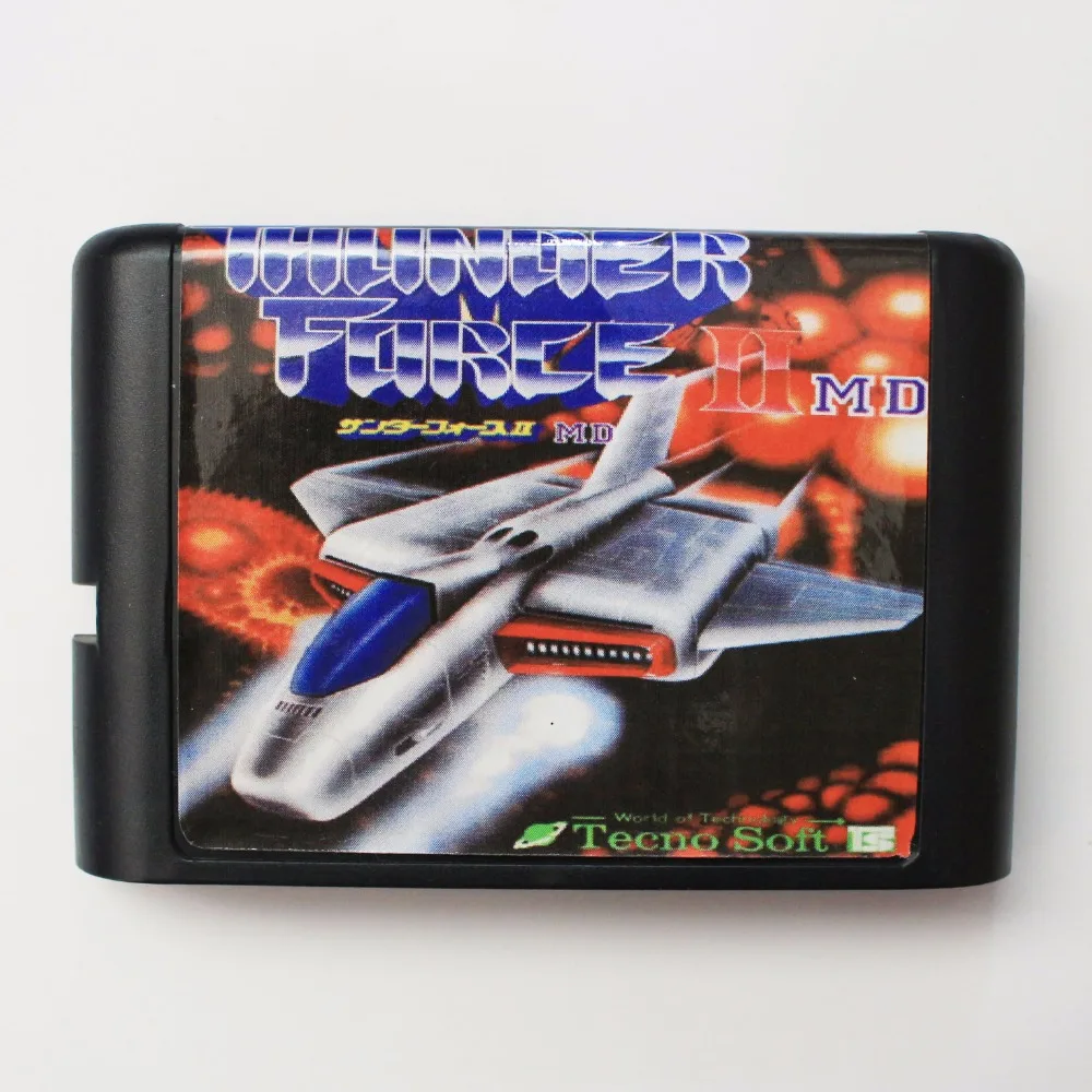 Игра сила грома II 16 бит MD для Sega Mega Drive For Genesis|thunder force|16 bitmd game |