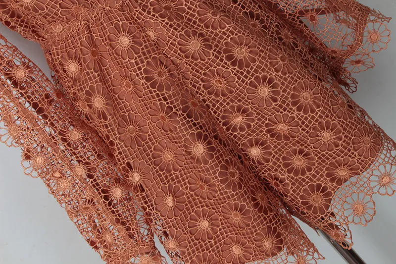 2017 трехмерный цветок Кружево вырез Для женщин с длинными рукавами комбинезон