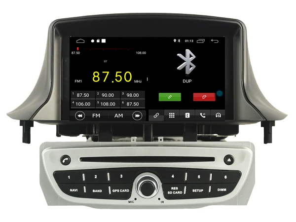 DE! AVGOTOP Android 9 автомобильный Радио навигационный плеер для RENAULT MeganeIII Fluence(2009-2011) MP3 MP4 Wifi автомобиля gps