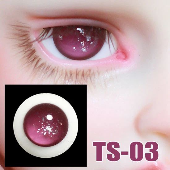 

BJD 14mm 16mm Round Glass Eyes Eyeball BJD doll Doll Reborn Baby Doll makeup for 1/3 1/4 1/6 BJD SD doll accessories TS-03