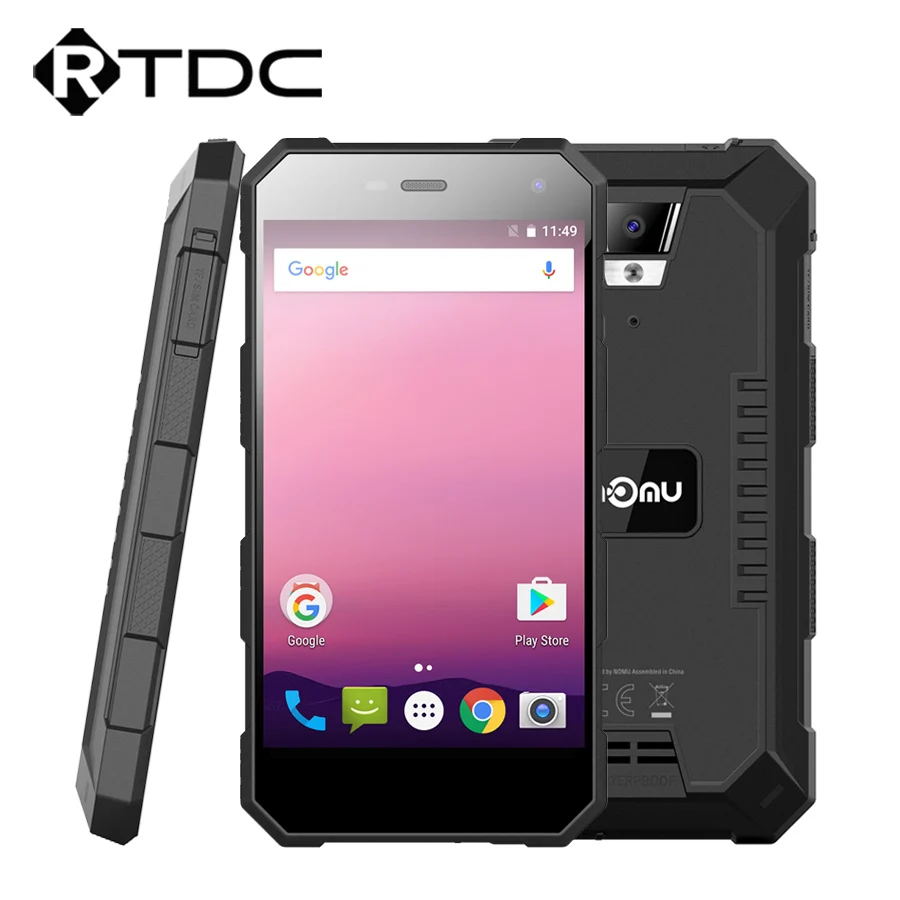 Оригинальный ному S10 Pro IP68 Водонепроницаемый мобильного телефона 5000 мА/ч MTK6737T 4