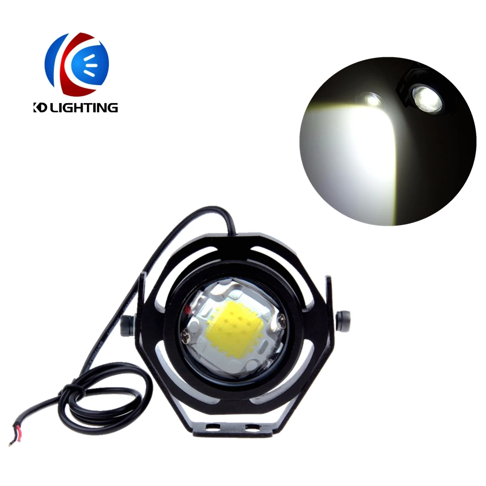 KD 2 шт. Высокая мощность DRL COB чипы 10 Вт led 480lm Eagle Eye светодиодные drl микробы 6000K-6700k