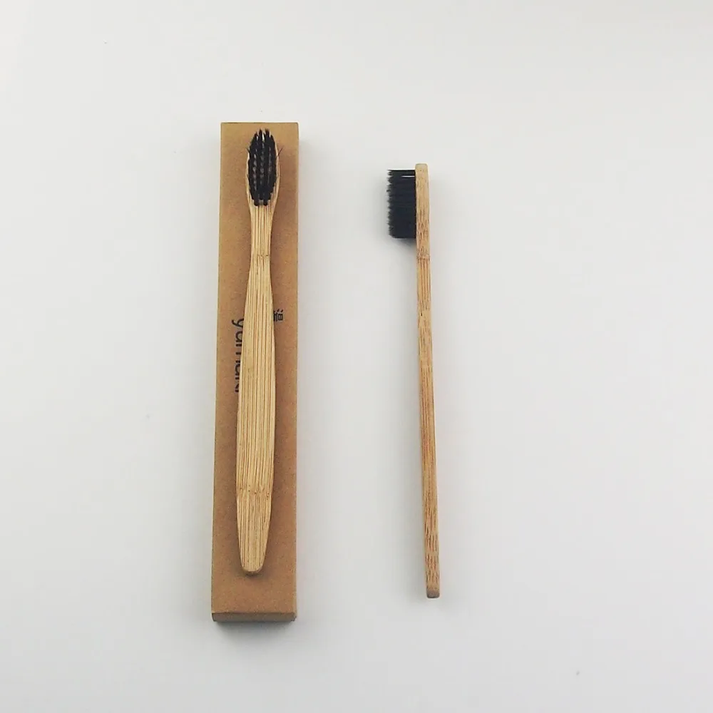 8 шт. мягкие бамбуковые зубные щётки с деревянной ручкой | Красота и здоровье