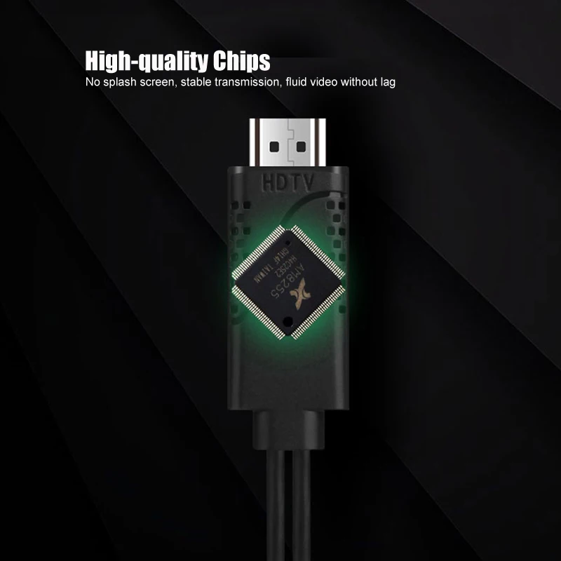 Onten USB HDMI конвертер для Lightning к кабель Apple iPhone 8 7 iPad Android Micro Type C Samsung|Кабели HDMI| |