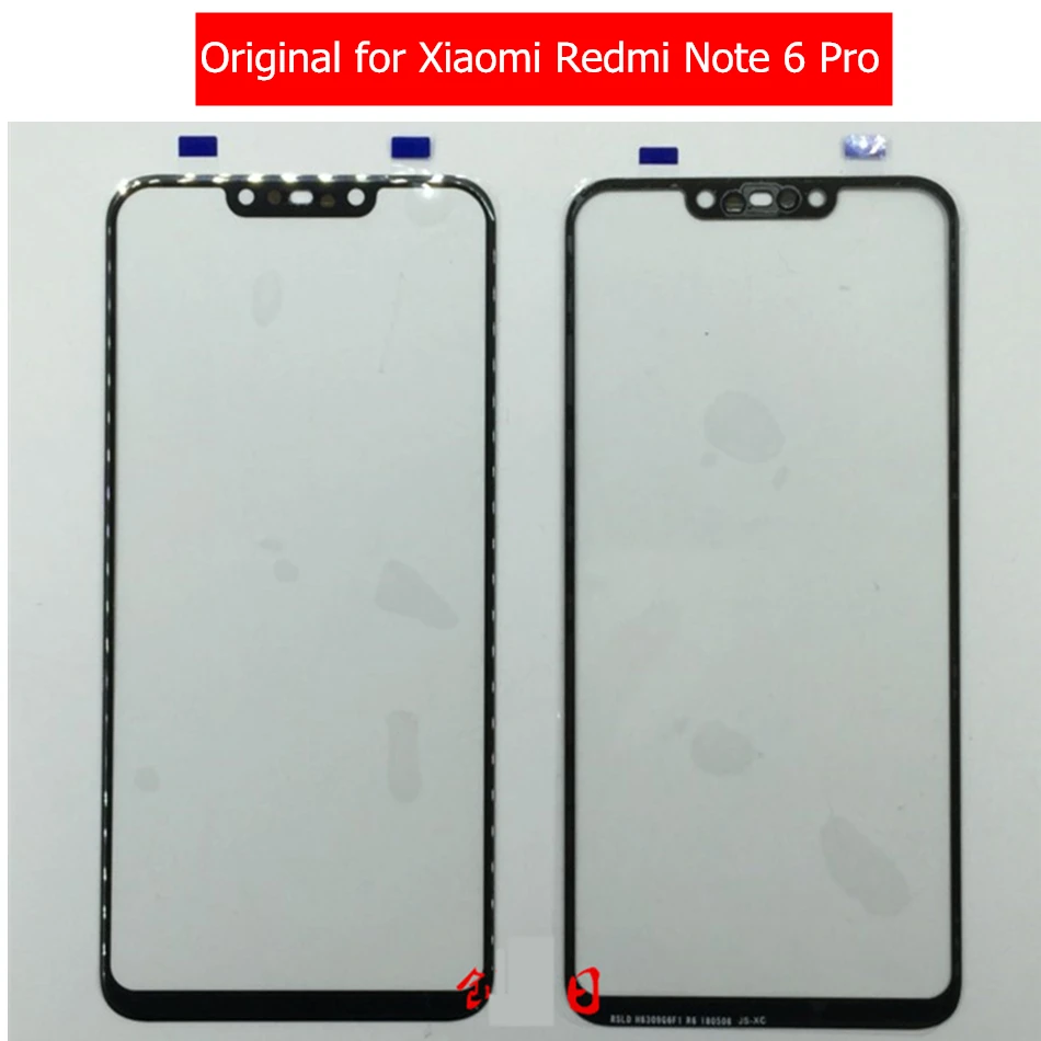 Для Xiaomi Redmi Note 6 Pro сенсорный экран стеклянная панель дигитайзер сенсор Сенсорная панель передняя стеклянная панель Запчасти для ремонта