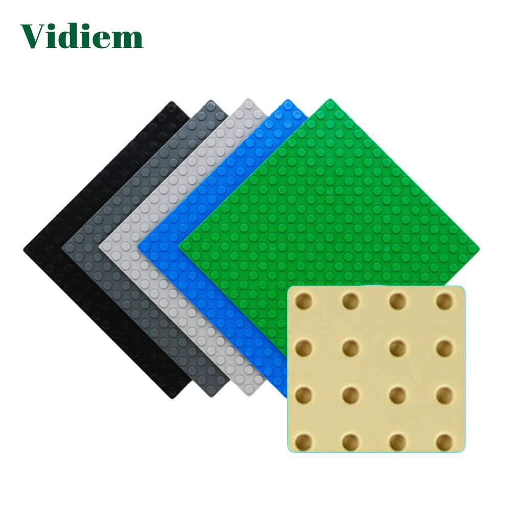 Vidiem 16x16 однобоковая Базовая пластина в горошек для небольших кирпичей опорная