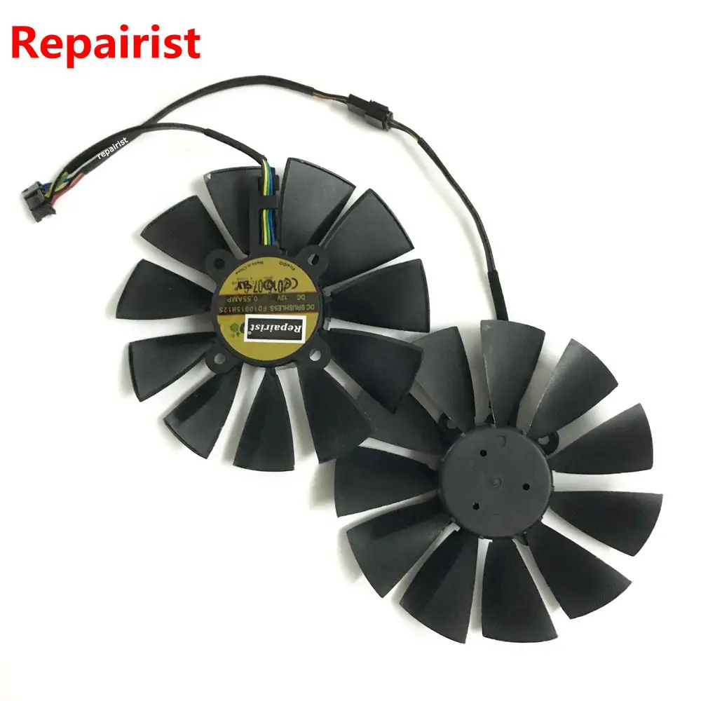 R9 380/380X GPU кулер VGA вентилятор для ASUS STRIX R9380 R9380X Видеокарта охлаждения в качестве