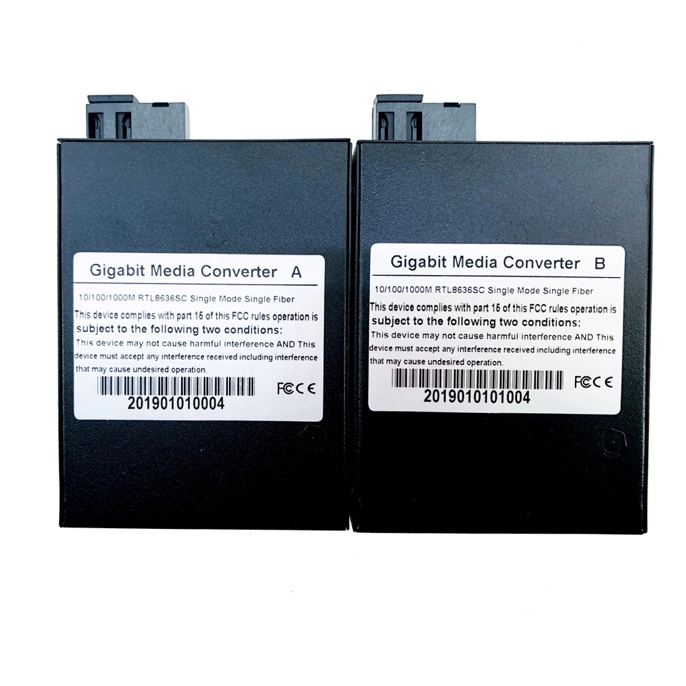 Бесплатная доставка RTL8363SC 1 пара гигабитный волоконно оптический медиаконвертер