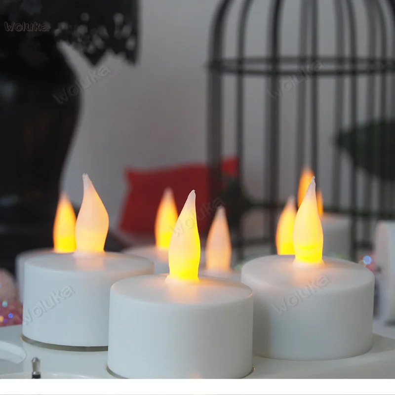 Simulation Charging candle Lamp evening wedding birthday Proposal Tea Room led electronic CD50 W02 | Лампы и освещение