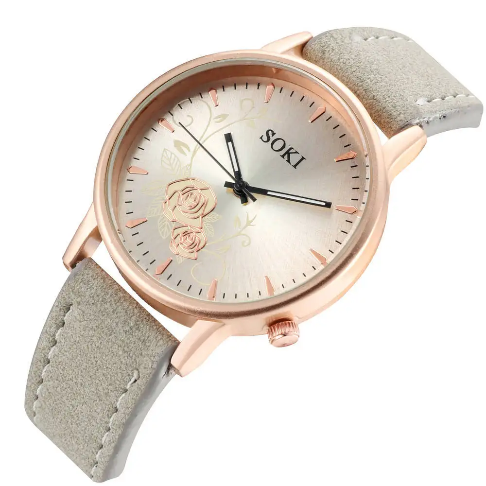 Женские наручные часы высокого качества женские montre femme Geneva Кварцевые reloj mujer