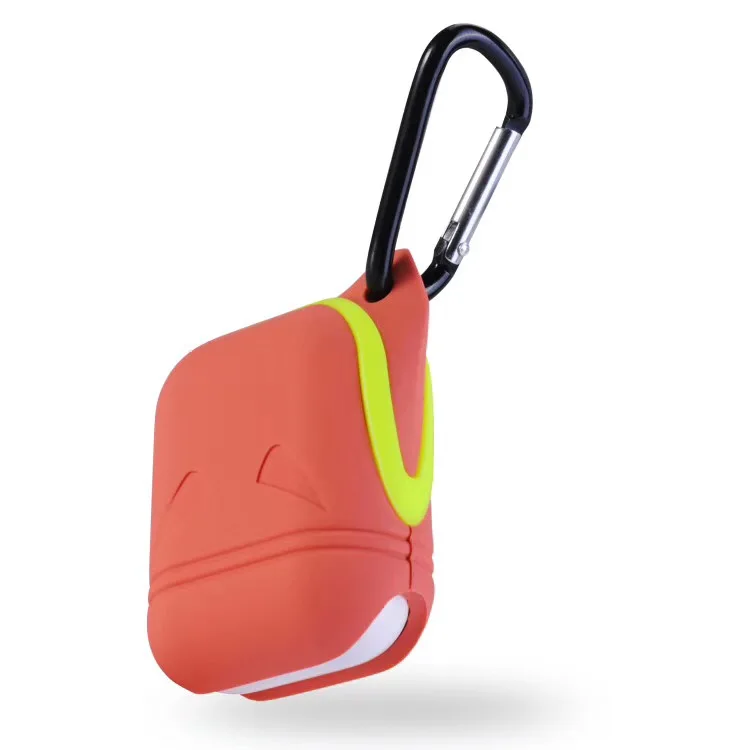 pinkyellow Новейшие прочные силиконовые Противоударные Защитные красочные Airpods Чехлы облегающий рукав Чехол Коробка для Аксессуары для наушников Капа - Цвет: pinkyellow