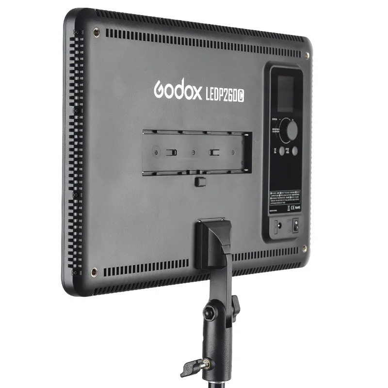 Светодиодный комплект освещения Godox Ultra Slim LEDP260C + 6 батарей двухцветный 3300-5600K