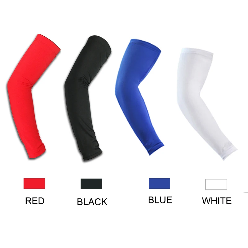 

1pcs Sport Skin Arm Sleeve Cooling UV Cover Sun protective Stretch Armband Basketball