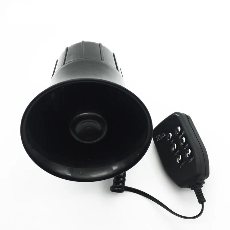 12V 110Db 30W 6 звук мотоцикла Супер громкая сирена полиции Пожарные машины скорой помощи Предупреждение сирена громкоговоритель