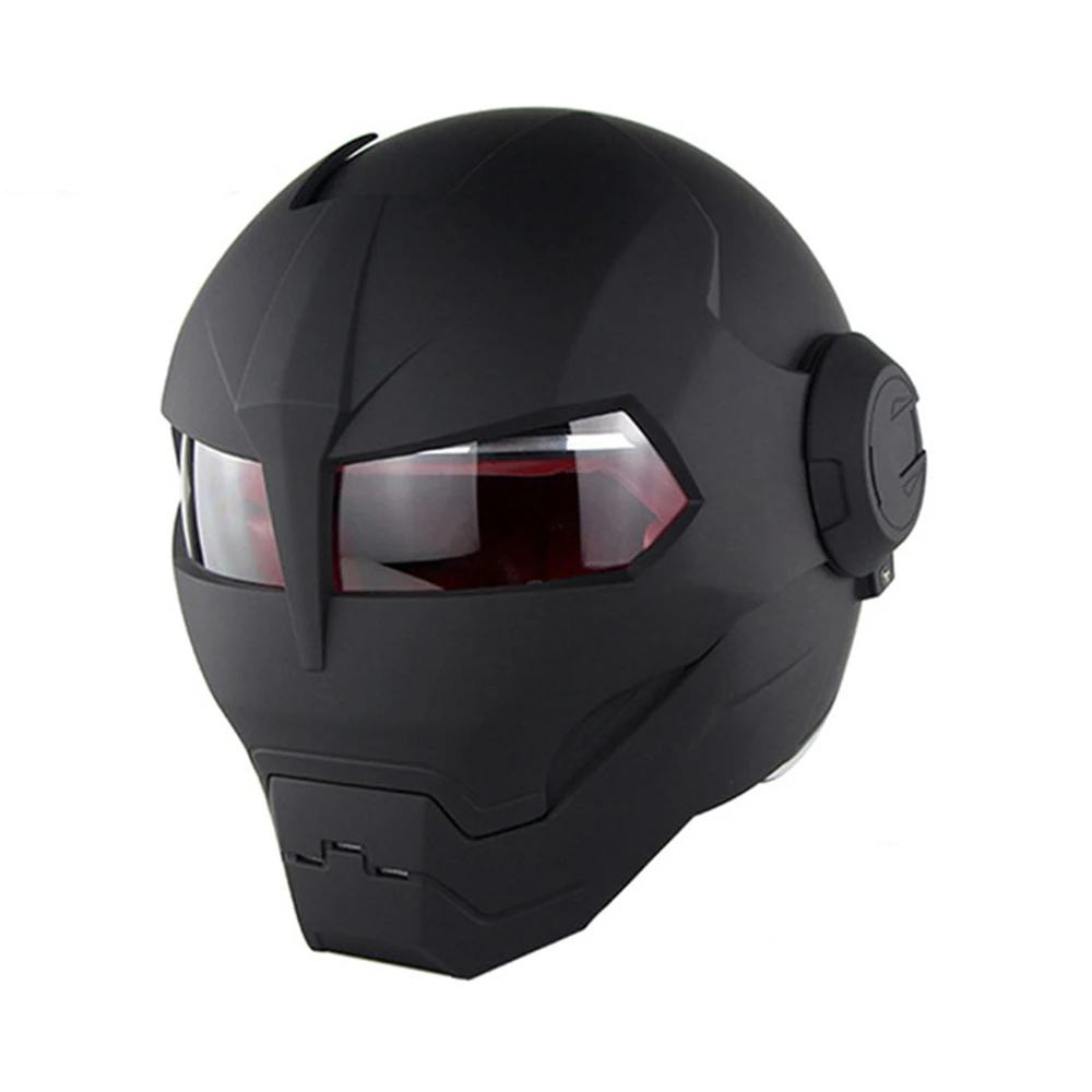 Matte Back Herobiker мотоцикл шлем Винтаж Ретро аварии измельчитель кафе, для гоночного мотоцикла мотоциклетных шлемов мотоцикл шлем, полностью закрывающий лицо - Цвет: Matte Back