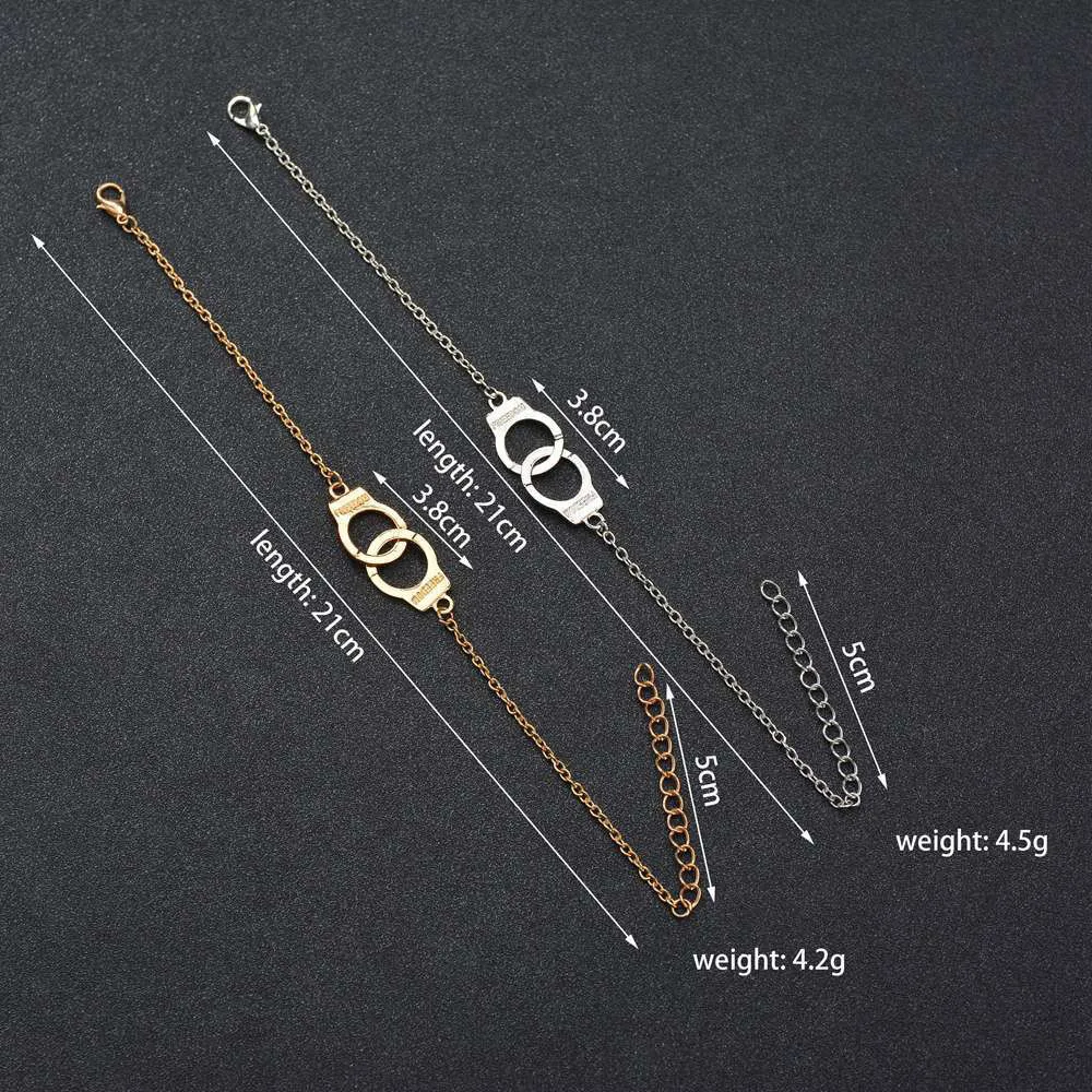 Женский Браслет манжета золотой браслет на лодыжке цепочка ногу регулируемая