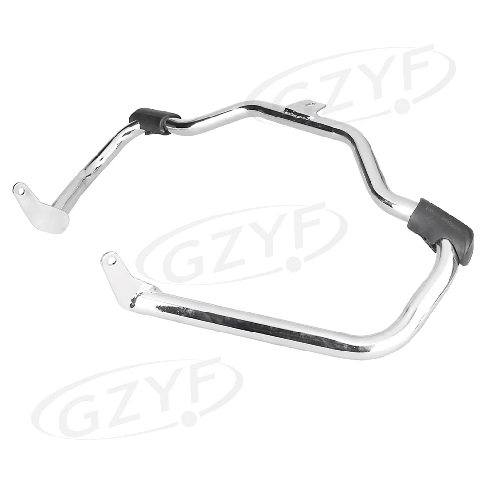 Серебристый Для Harley Davidson FLSTC Heritage Softail Classic/FLSTN Softail Deluxe/FLSTF Fat Boy Highway защита двигателя - Цвет: Серебристый