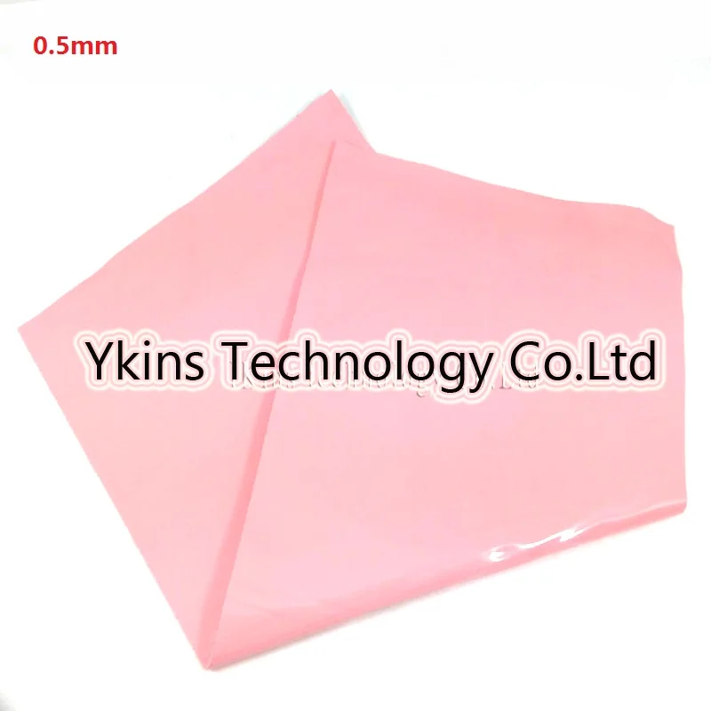 20pcs/lot Pink Silicone Thermal Pad Cooling for CPU GPU VGA Chip Heatsink High thermal conductivity 3.2w/m.K 400*200*0.5mm