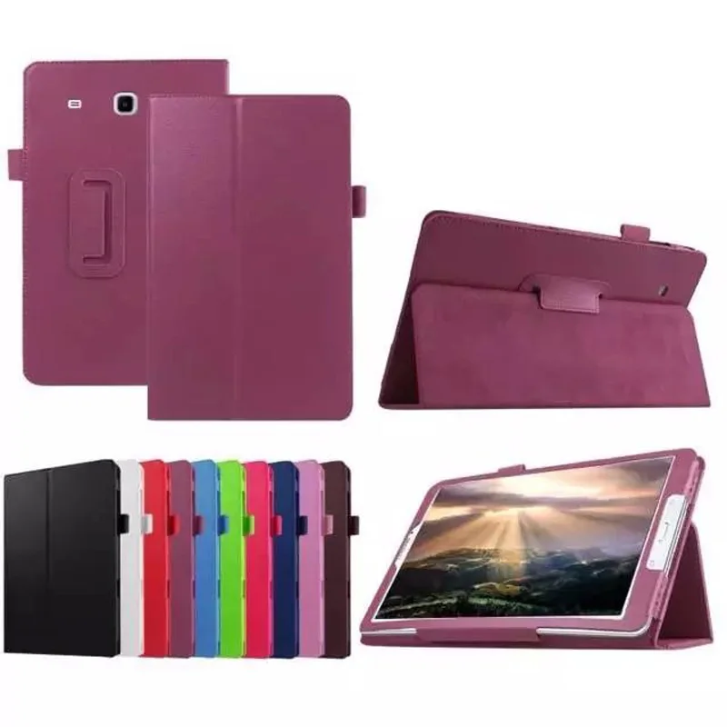 Роскошный кожаный чехол книжка для Samsung Galaxy Tab E 8 0 T377V T377P T377A + 1x прозрачная