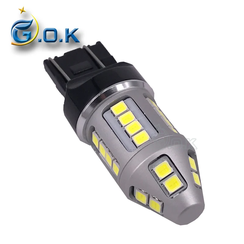 2шт T20 7443 светодиодный 30SMD 2835 Светодиодный 30 Вт Автомобильные стоп сигналы для