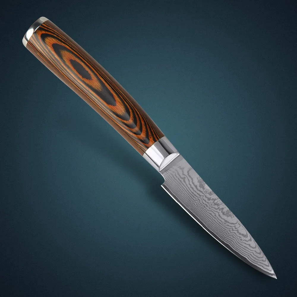 Японский кухонный нож шеф повара Huiwill 3 5 дюйма для очистки овощей инструмент