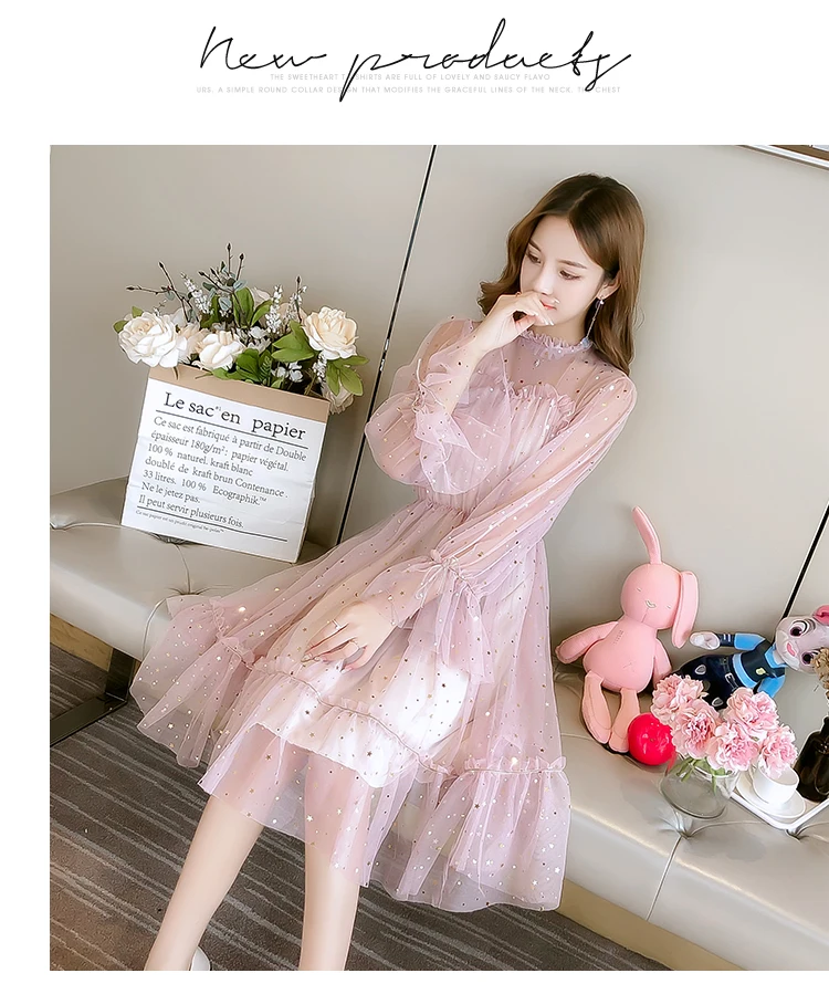 Новинка 2019 года сезон весна лето газовое платье принцессы для девочек со