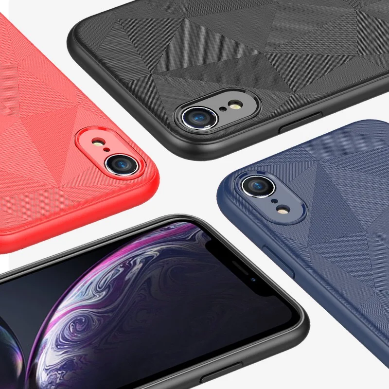 Матовый чехол мягкий из ТПУ для iPhone XR XS Max 7 8 Plus чехлы телефонов новый стиль